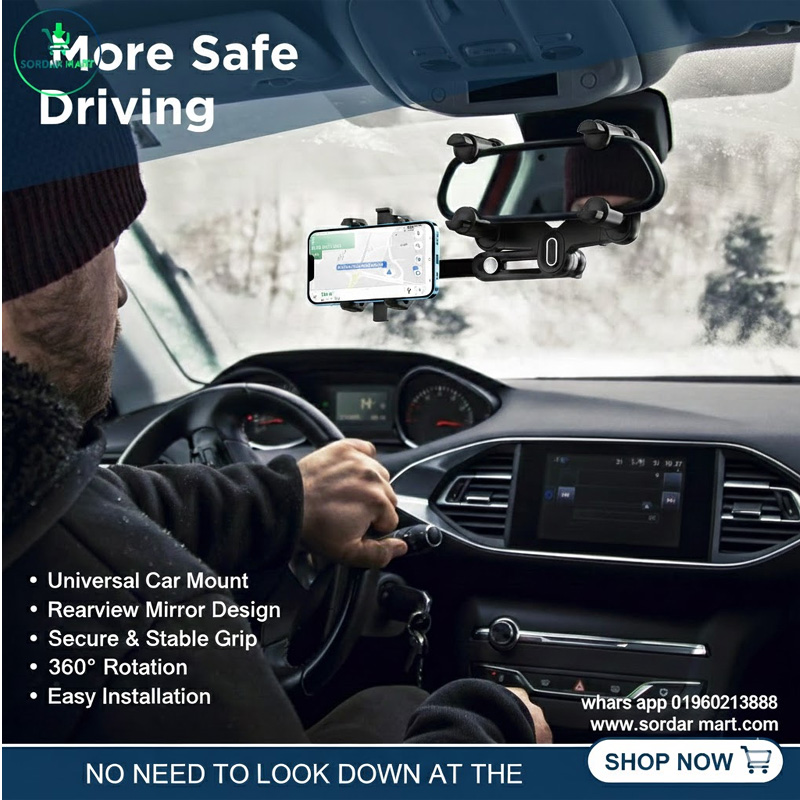 Twist Adjustable width mirror holde